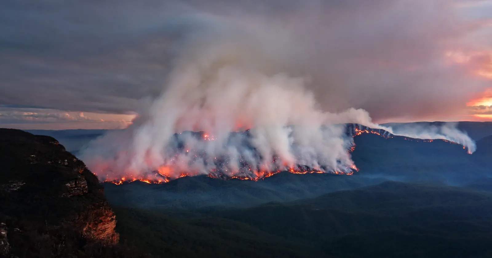 Bushfire in the Blue Mountains